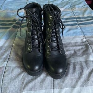 Black Combat Boots